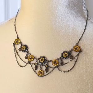 Vintage Gothic Crystal Necklace